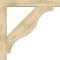 Ekena Millwork Funston Block Rough Sawn Bracket w/ Offset Brace, Douglas Fir, 6"W x 38"D x 38"H BKT0604X38X38FST05RDF - alternate 4